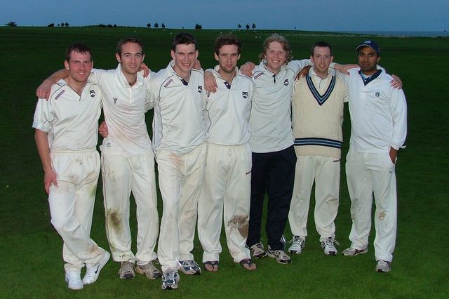The runners up. From l-r: Shez, Chris, Andy, Randy, Austin, Fritzy and Abhay.