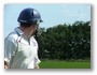 Shez considers asking the umpire for a square go, but realises he's English and won't understand.