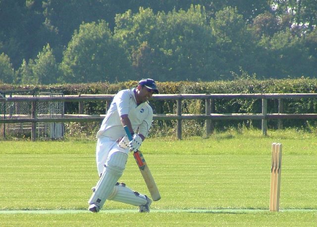 Ab's tries batting left-handed.