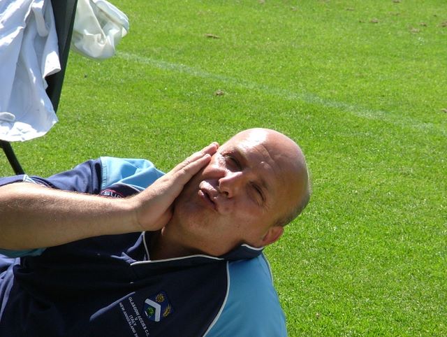 Nige, threatening to kiss the camera by the looks of things