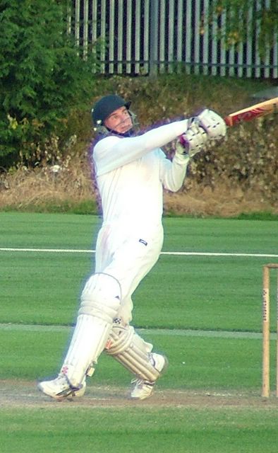 So he gives fine leg some catching practice and gracefully walks next ball.