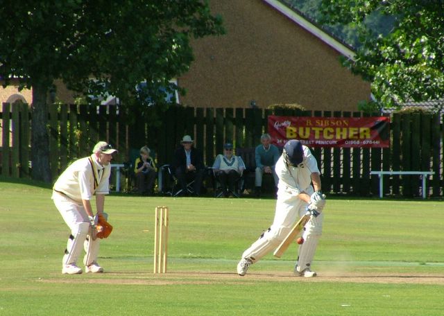 Randy plays very defensively for a man 101*
