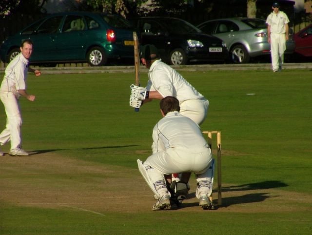 Andy bowling again