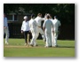 Ed shows his delight at the run out